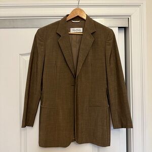 Vintage Max Mara Brown Blazer